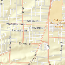 1101-1103 Leonard Street, Hot Springs, AR Street Map