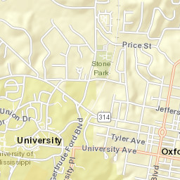 1153-1177 East Jackson Avenue, Oxford, MS Street Map