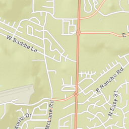 1134-1182 N Beeline Hwy, Tonto National Forest, Payson, AZ 85 Street Map