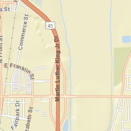 100-146 North Front Street, Tupelo, MS Street Map