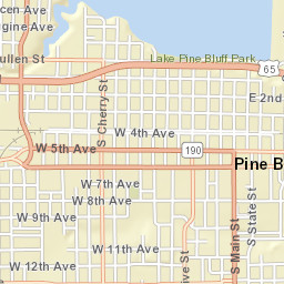 200 Lake Saracen Dr, Pine Bluff, AR 71601 Street Map