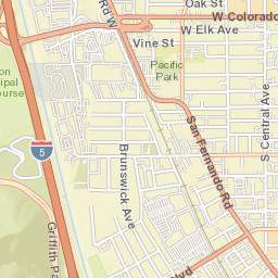 1262-1264 S Central Ave, Glendale, CA 91204, USA Street Map