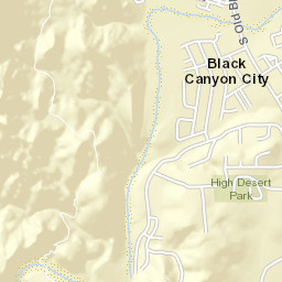 Old Black Canyon Highway, Black Canyon City, AZ Street Map