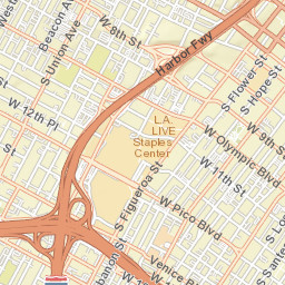 1222 S Figueroa St, Los Angeles, CA Street Map