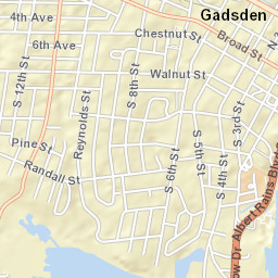 401 Locust Street, Gadsden, AL 35901, USA Street Map