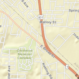 311-313 North 15th Street, Gadsden, AL Street Map