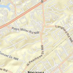 3047-3235 Business Park Drive Norcross GA Street Map