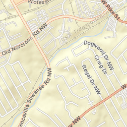 1160-1170 Eugenia Terrace Lawrenceville GA Street Map