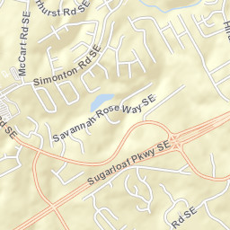 748 Round Tree Ct SE Lawrenceville Street Map