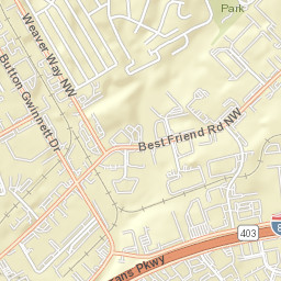 6300 Button Gwinnett Dr Atlanta GA Street Map