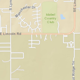 U.S. 70 Bypass, Ouachita National Forest, Idabel Street Map