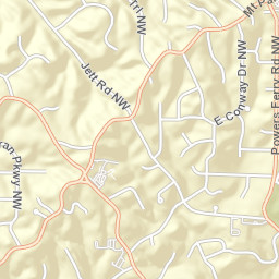 750-838 Mt Paran Rd NW Sandy Springs GA Street Map