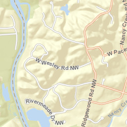 2880-2890 Rivermeade Drive Northwest Atlanta GA Street Map