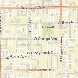 314-400 South Broder Street, Anaheim, CA Street Map