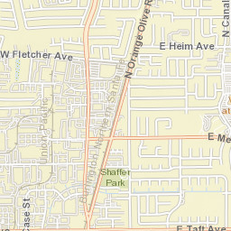 2088-2348 N Orange Olive Rd, Orange, CA Street Map