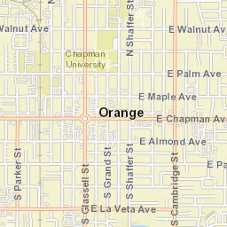 403 W Walnut Ave, Orange, CA 92866, USA Street Map
