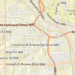 810-814 Fox Street Northwest Atlanta Street Map