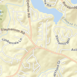 7000-7010 Brecken Pl Lithonia GA Street Map