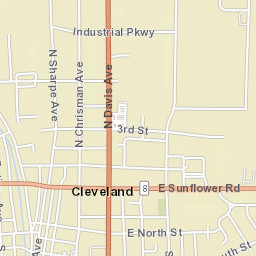 188-298 N Sharpe Ave, Cleveland, MS 38732 Street Map