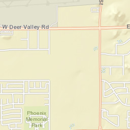 110 E Deer Valley Rd Phoenix AZ Street Map