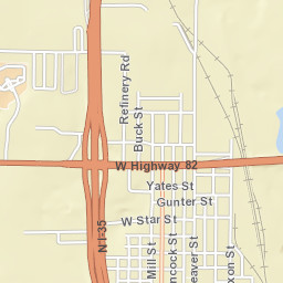 2199-2315 Interstate 35 Frontage Road Gainesville TX Street Map