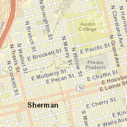 1077-1099 North Sam Rayburn Freeway Street Map