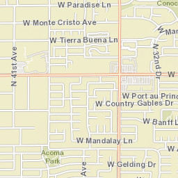 3935 W Country Gables Dr Phoenix AZ Street Map