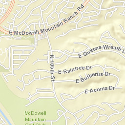 10181-10239 East 102nd Way, Scottsdale Street Map