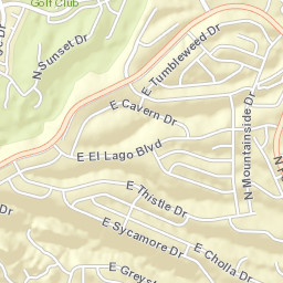 15650-15698 E El Lago Dr, Fountain Hills, AZ Street Map