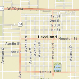 500-598 Ave H, Levelland, TX 79336, USA Street Map