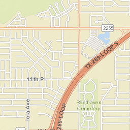 500-502 Justice Avenue Lubbock TX Street Map