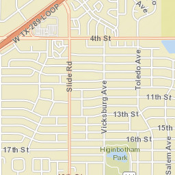 898 Chicago Avenue, Lubbock, TX 79416 Street Map