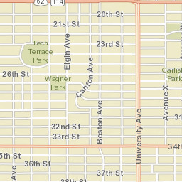 2405-2407 25th Street Lubbock TX Street Map