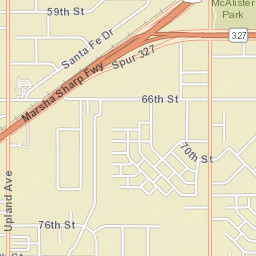 6500-6574 Texas 327 Spur, Lubbock, TX Street Map