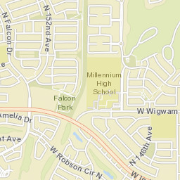 15161 West Turney Avenue, Goodyear Street Map