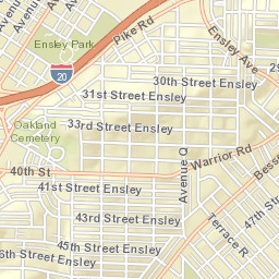 1523-1531 27th Street Ensley Birmingham Street Map