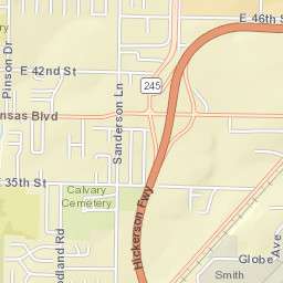 E 46th St Texarkana AR 71854 Street Map