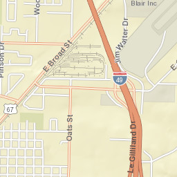 Jim Walter Drive, Texarkana, AR Street Map