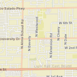 1284 West 8th Street, Mesa, AZ 85201, USA Street Map