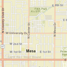 10 South Center Street, Mesa, AZ 85210, USA Street Map