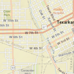 427 West 5th Street Texarkana AR Street Map
