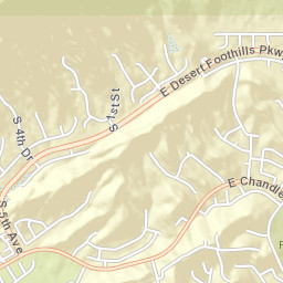 401-411 South Desert Foothill Parkway, Phoenix, AZ 85045, USA Street Map