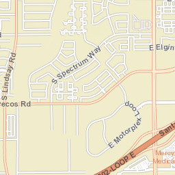 2884 South Rock Street, Gilbert, AZ 85295 Street Map