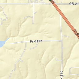 U.S. 287, Caddo-LBJ National Grasslands, Decatur, TX Street Map