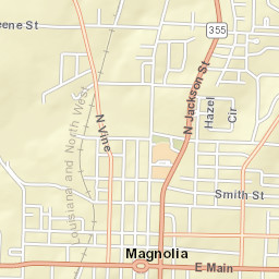 100-110 East Main Street, Magnolia, AR Street Map