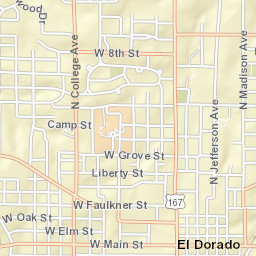 103 East Main Street, El Dorado, AR 71730 Street Map