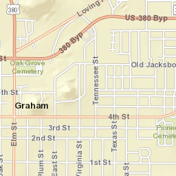 800-830 Plum St Graham TX 76450 Street Map