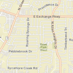 1204 Crestwood Court, Allen, TX 75002 Street Map