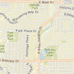 1507 Clover Dr Allen TX 75002 Street Map