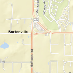 205-299 Coyote Court, Bartonville, TX Street Map